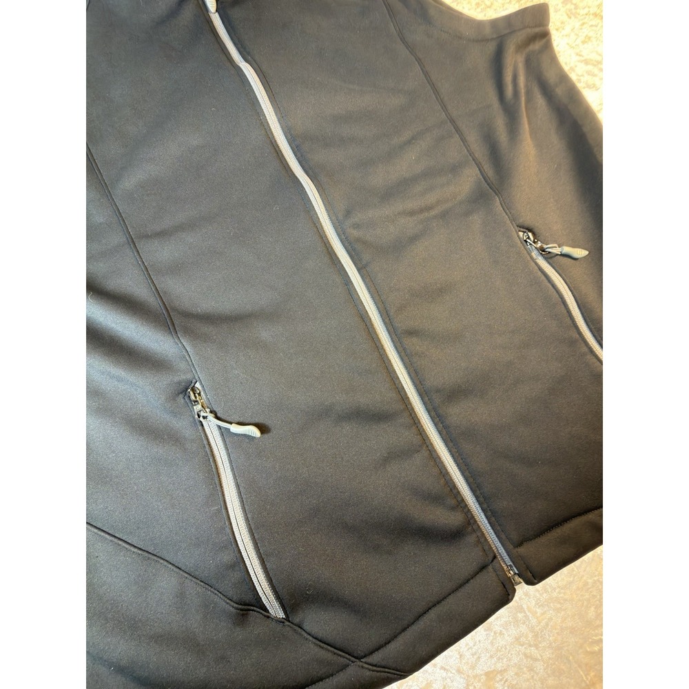 Under Armour Vest Mens XL Black Softshell Fleece Golf Full Zip Ulen NWOT - Picture 6 of 8